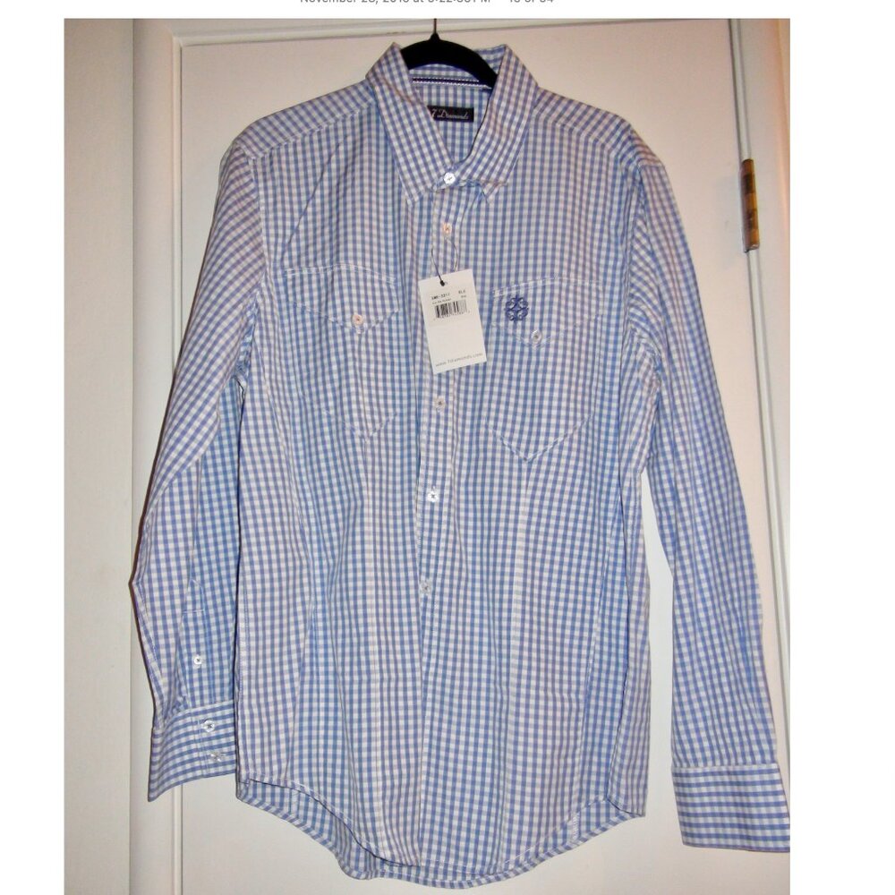 7 diamonds We are Human Button Down Shirt